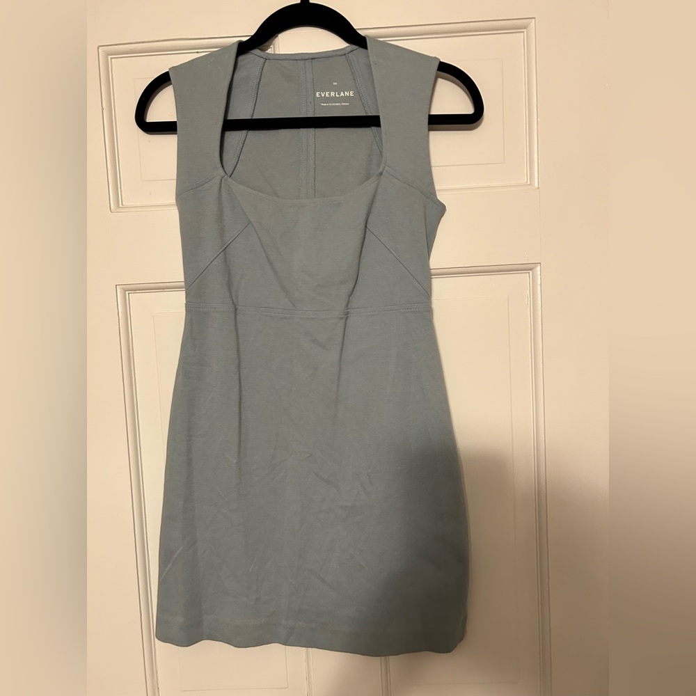 Everlane Pale Blue Classic Tank Dress